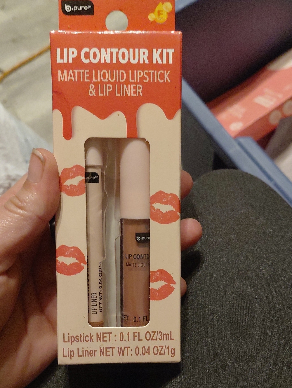 5/$10 Must Bundle Lip Contour Kit Matte Liquid Lipstick & Lip Liner - Nude Brown
